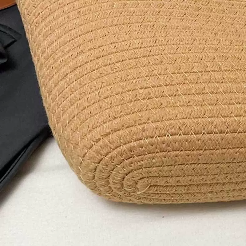 Bolso de mano grande tejido de paja ArtisanStraw | Bolso de hombro de paja para vacaciones de verano