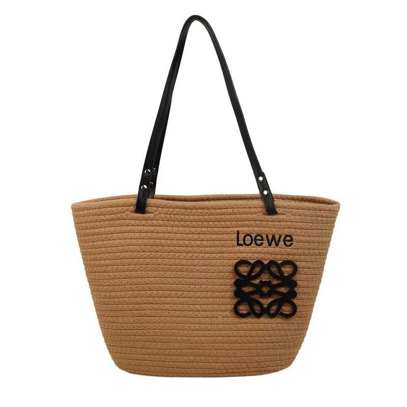 Bolso de mano grande tejido de paja ArtisanStraw | Bolso de hombro de paja para vacaciones de verano